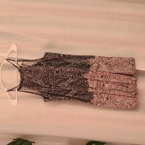 Paisley mini shift dress